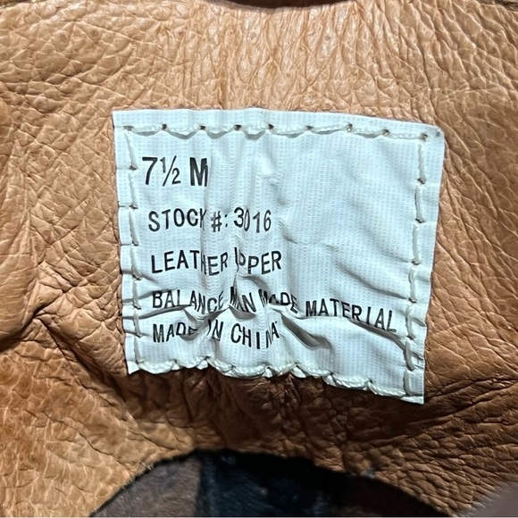 Double H Brown Leather Chuncky Boots - Picture 10 of 10